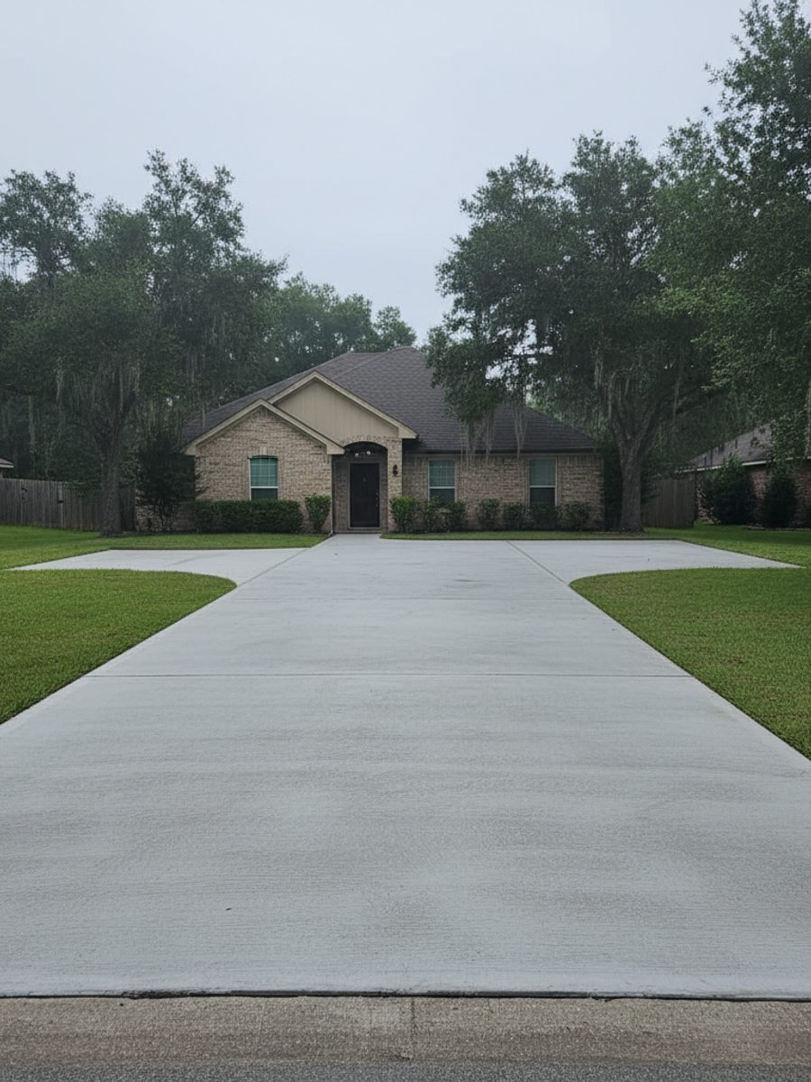 Concrete Patios completed by Progressive Concrete Inc in Ballinger, TX