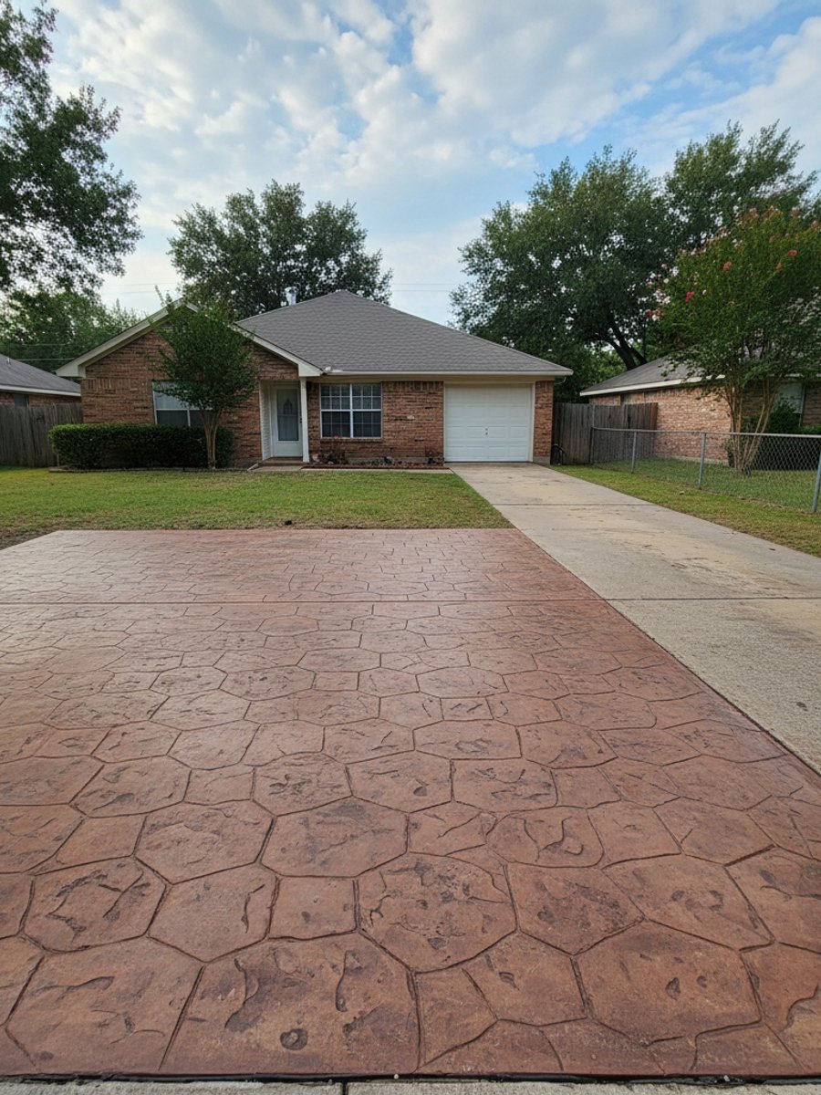 Commercial Concrete Paving completed by Progressive Concrete Inc in Veribest, TX