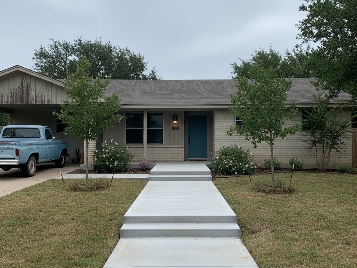 Concrete Steps & Porches completed by Progressive Concrete Inc in Miles, TX